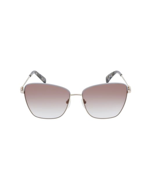 Longchamp Multicolor Amazone 59mm Rectangle Sunglasses