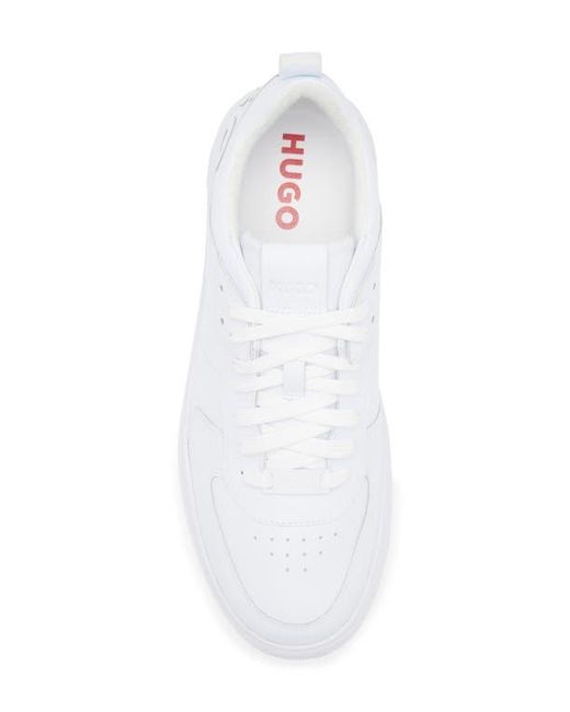 Boss White Kilian Tenn Low Top Sneaker for men