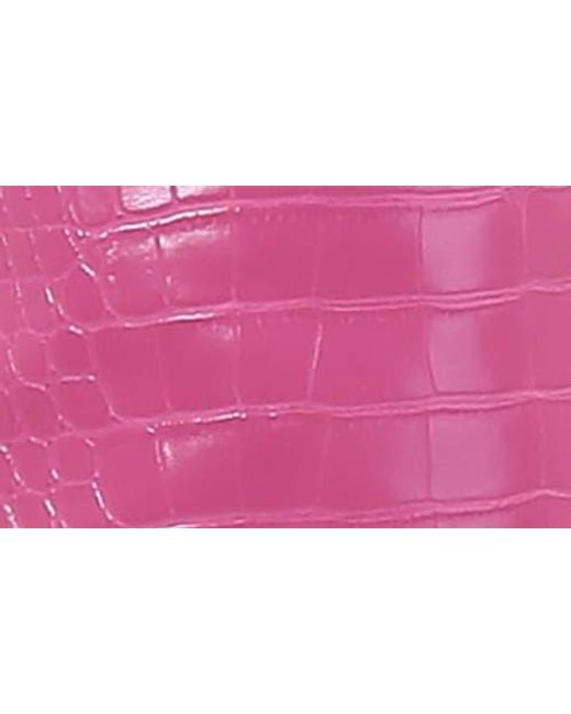BERNESS Pink Aster Croc Embossed Boot