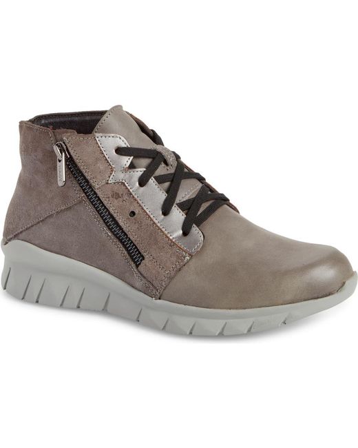 Naot Gray Polaris High Top Sneaker