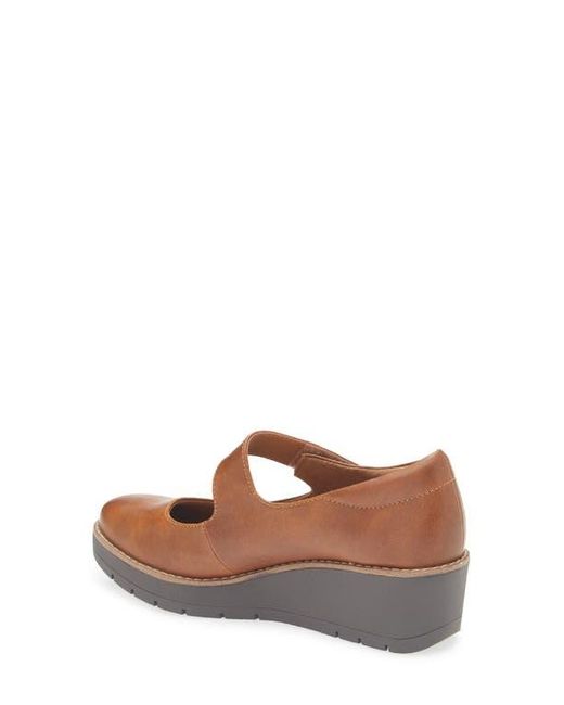 EuroSoft Brown Franlee Mary Jane Flat