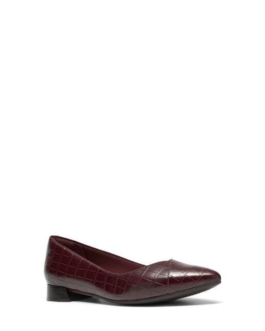 Clarks Brown Natalyn Skimmer Flat