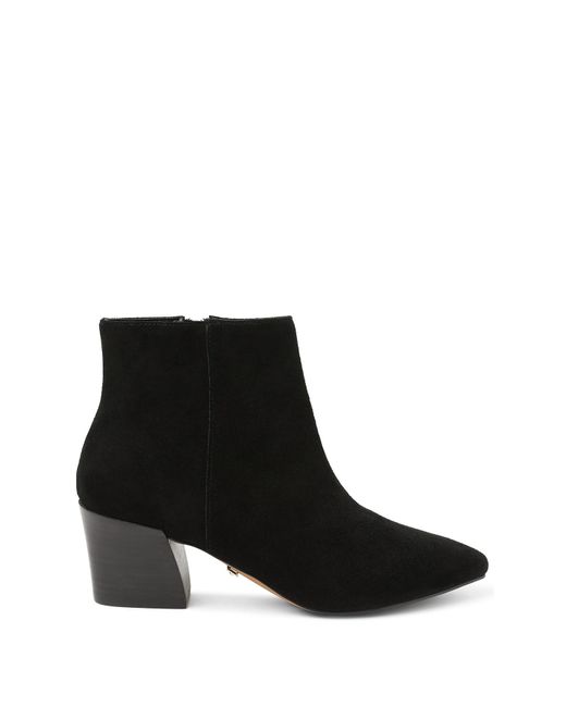 Kensie Ladies/' Gerona Short Suede Ankle Boots Dark Gray