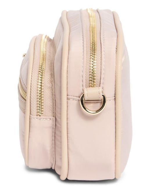 Madden Girl Pink Nylon Camera Bag