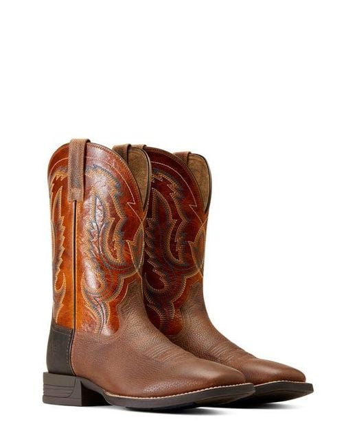 Ariat Brown Steadfast Western Boot for men