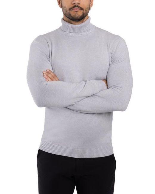 Xray Jeans Gray Turtleneck Pullover Sweater for men