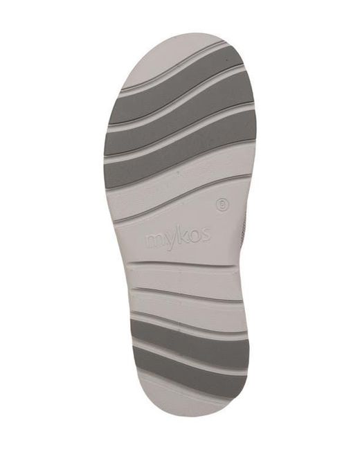 Mykos Gray Gill Sandal for men
