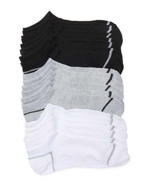 Nordstrom Rack Black Everyday Assorted 10 Pack Ankle Socks