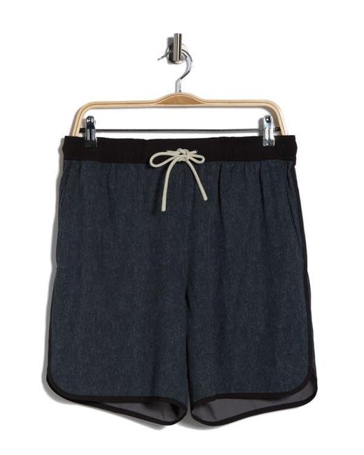 Original Penguin Black Performance Drawstring Shorts for men