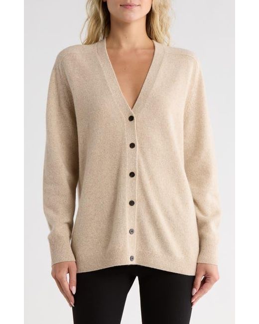 Theory Natural Karenia Wool & Cashmere Blend Cardigan