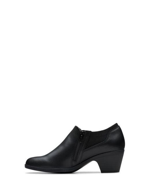 Clarks Black Emily2 Darcey Bootie