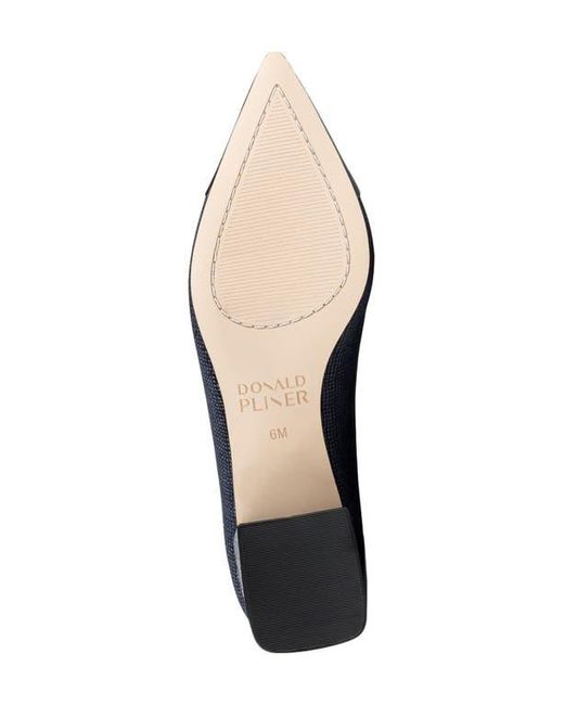 Donald J Pliner Blue Cap Toe Pump