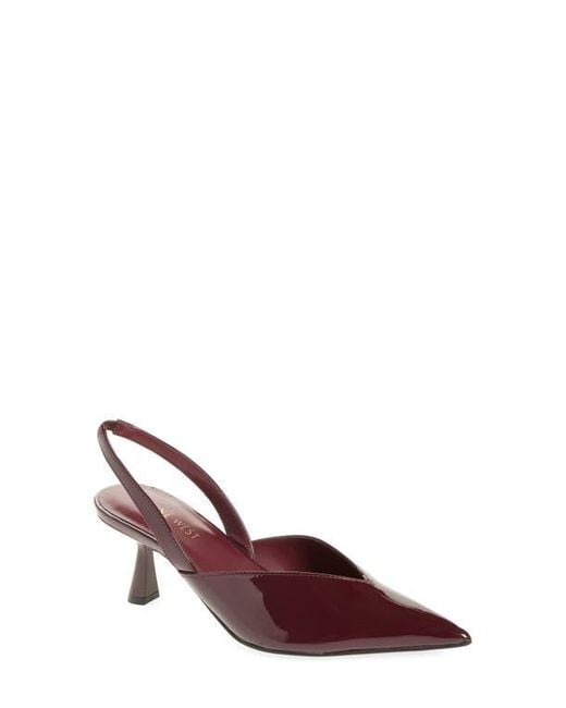 Nine West Red Lamma Slingback Pump