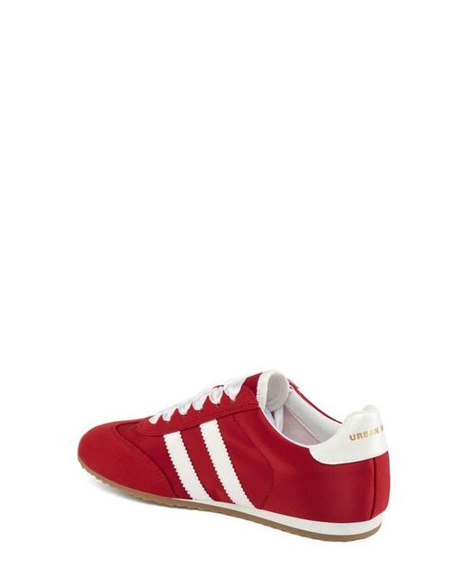 J/Slides Red Pacific Low Top Sneaker