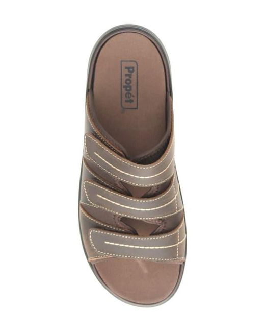 Propet Brown Hatcher Sandal for men