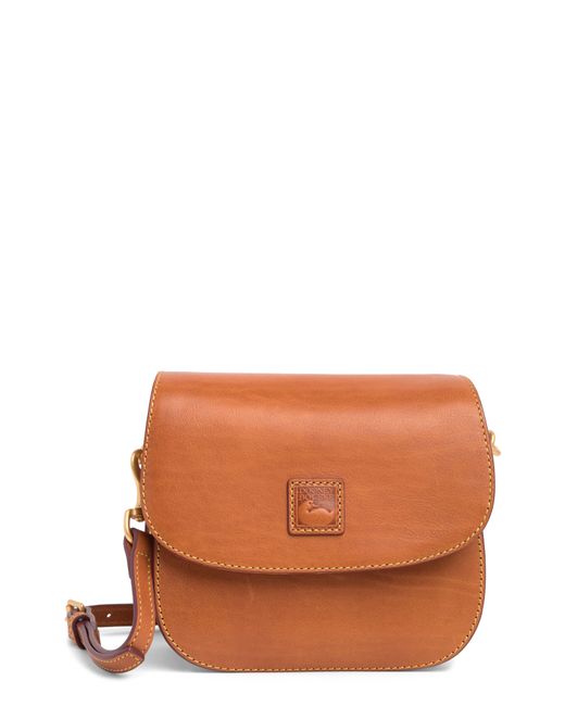 Dooney & Bourke Orange Saddle Bag