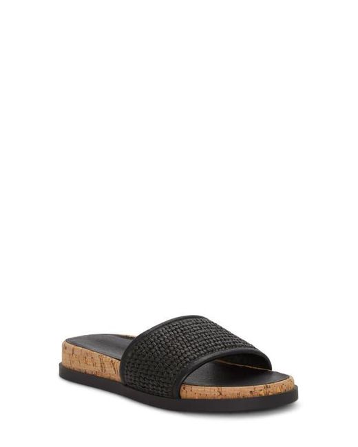 Lucky Brand Black Dylina Slide Sandal
