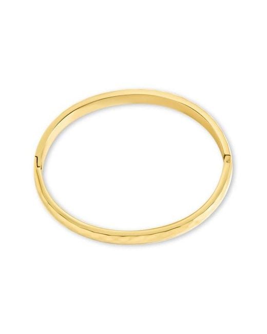 Sterling Forever Metallic Verlyn Hammered Bangle Bracelet