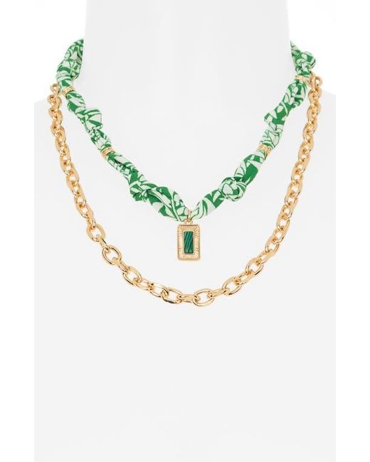Leith Green 2-Pack Assorted Necklaces
