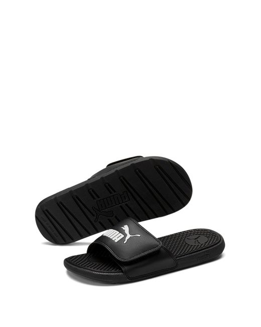 PUMA Cool Cat V Jr Sandal in Black for Men Lyst