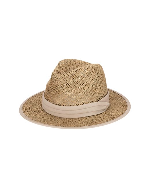San Diego Hat Natural Seagrass Fedora for men