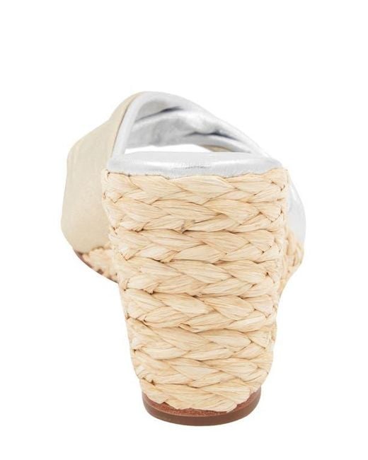 Andre Assous White Merida Wedge Sandal