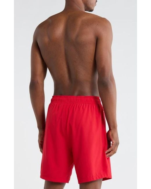 Champion Red Compression Swim Trunks for men