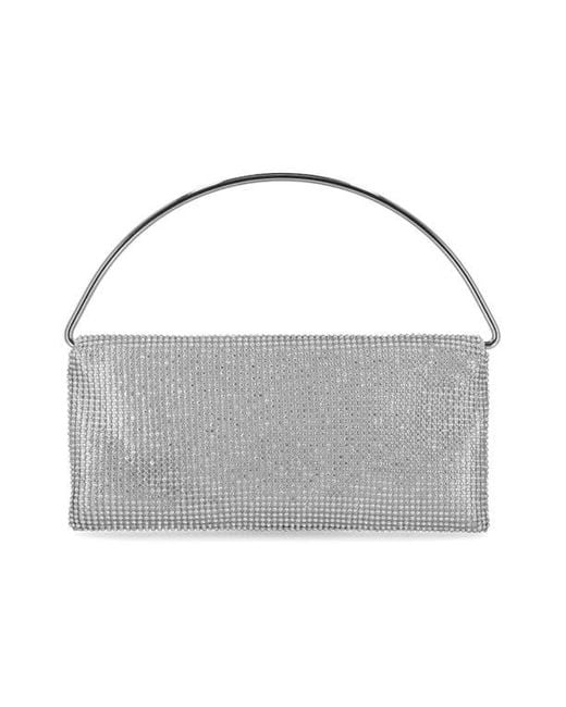 Jessica Mcclintock Gray Isa Crystal Clutch