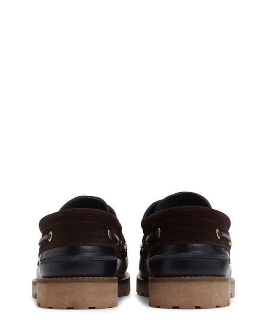 Barbour White Deck Boat Shoe for men