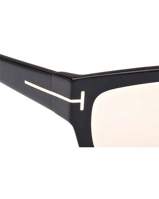 Tom Ford Multicolor Ezra 54Mm Rectangular Sunglasses