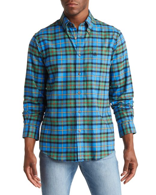 Brooks Brothers Regent Fit Tartan Print Button-down Shirt in Blue for ...