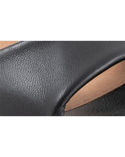Softwalk® Black Cypress Open Toe Flat