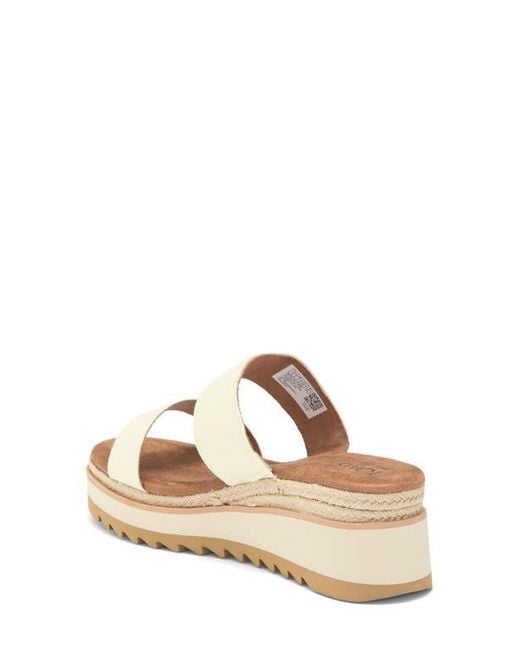 TOMS Metallic Lilo Platform Wedge Sandal