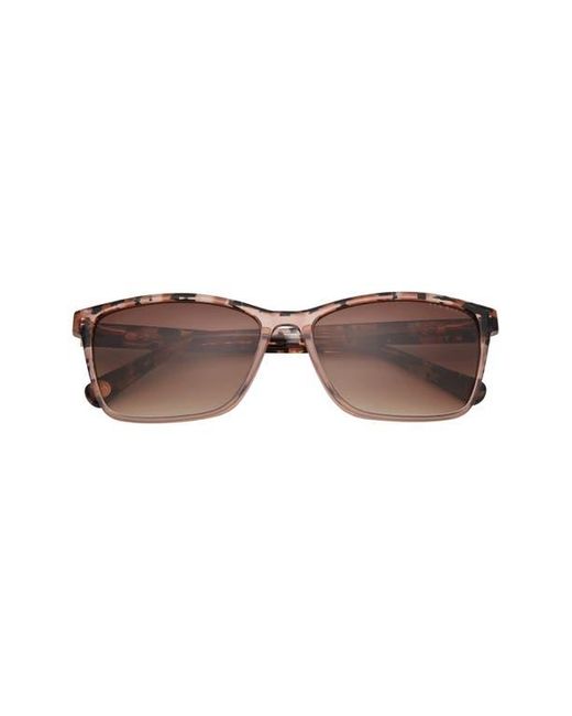 Ted Baker Brown 57Mm Rectangle Sunglasses