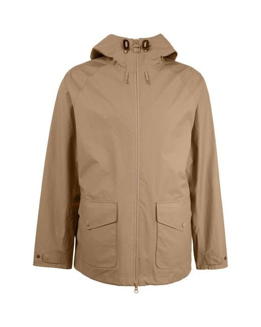 Barbour Brown Whitstone Waterproof Jacket for men