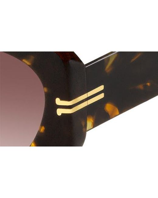 Marc Jacobs Brown 56Mm Gradient Rectangular Sunglasses