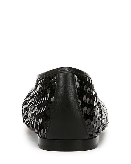 Vince Black Leah Sequin Ballet Flat