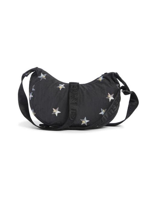 Baggu Black Small Recycled Nylon Crescent Bag