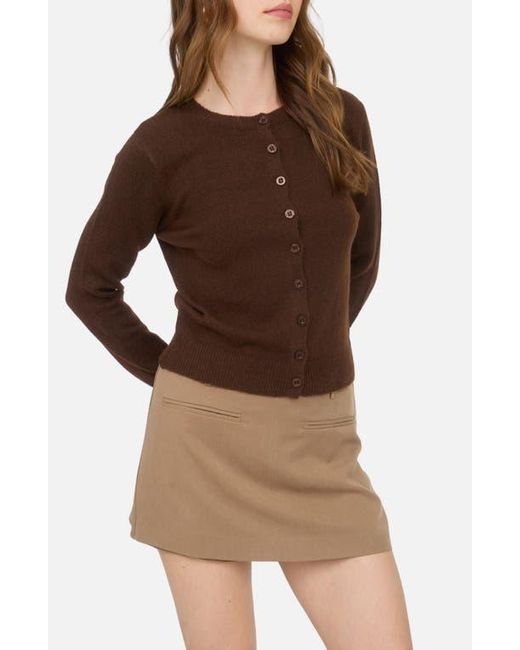 Blu Pepper Brown Button Down Cardigan