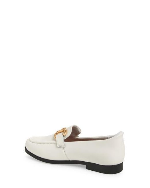 Marc Joseph New York White Carmel Court Bit Buckle Loafer