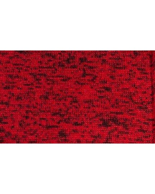 Burnside Red Knit Sweater Jacket for men