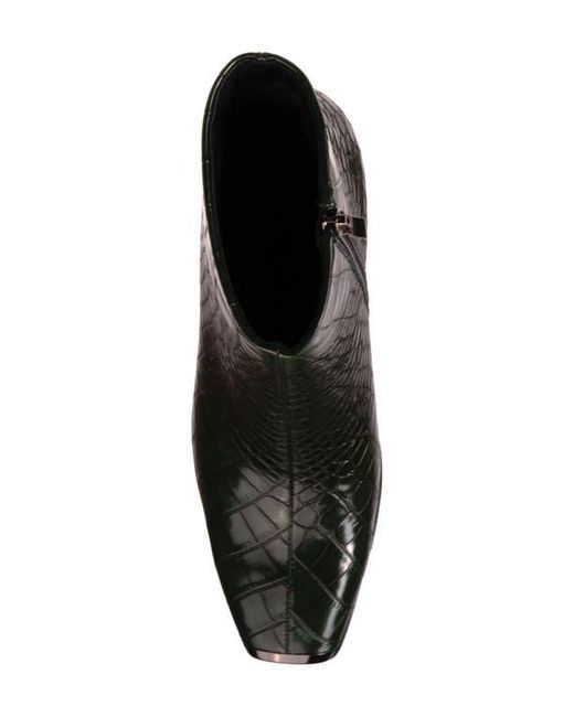 Ninety Union Black Lima Croc Embossed Boot