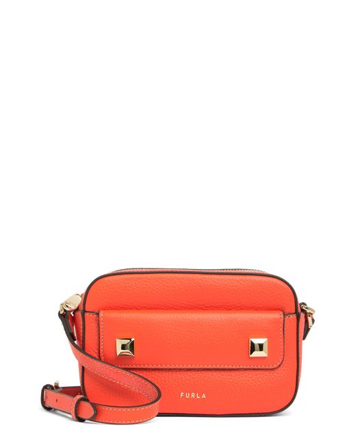 Furla Afrodite Mini Camera Crossbody Bag in Red Lyst