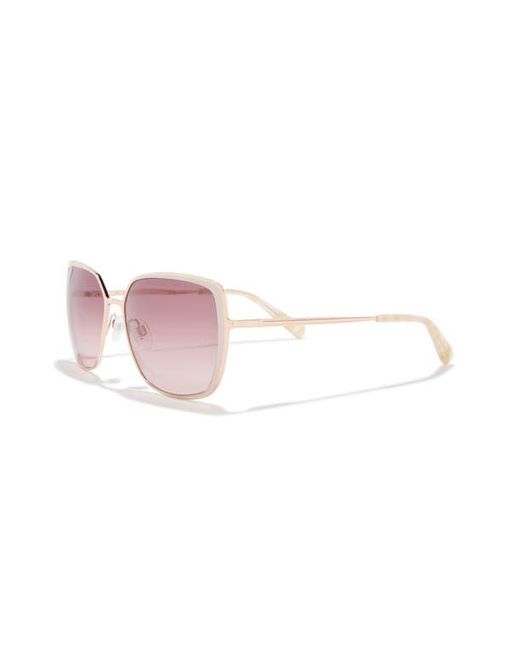 Ted Baker Pink 58Mm Gradient Square Sunglasses