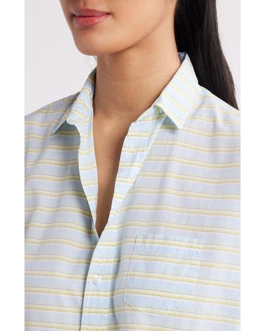 Frank & Eileen White Eileen Relaxed Button-Up Shirt