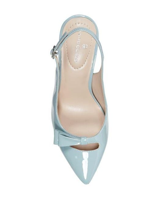 Bandolino Blue Slingback Pump