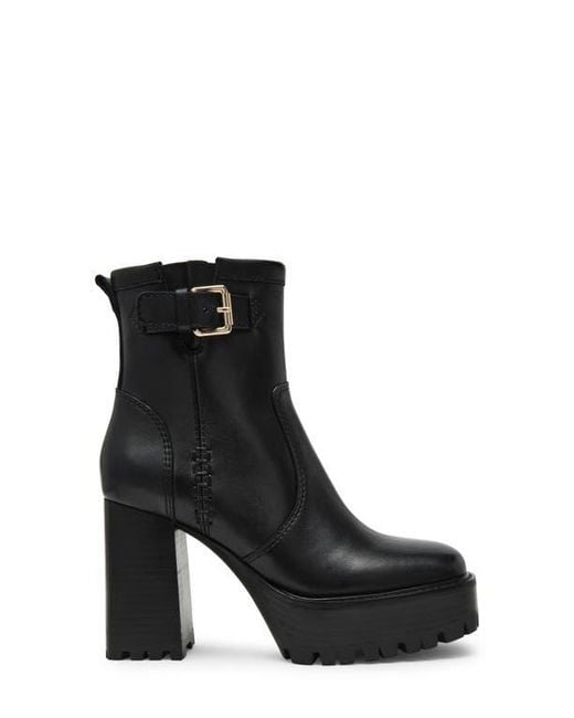 Steve Madden Black Summit Platform Bootie