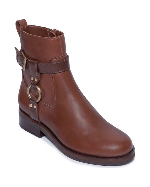 Bernardo Brown Tyra Moto Boot