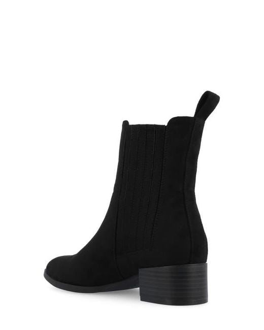 Journee Collection Black Wrenley Bootie