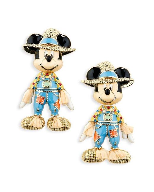 BaubleBar Blue X Disney Mickey Mouse Scarecrow Stud Earrings